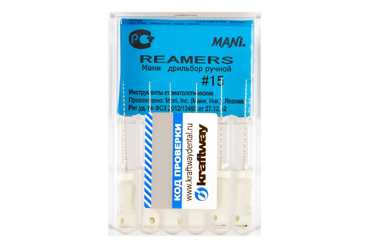 Reamers Mani N15 L21 ручной (6 шт.)
