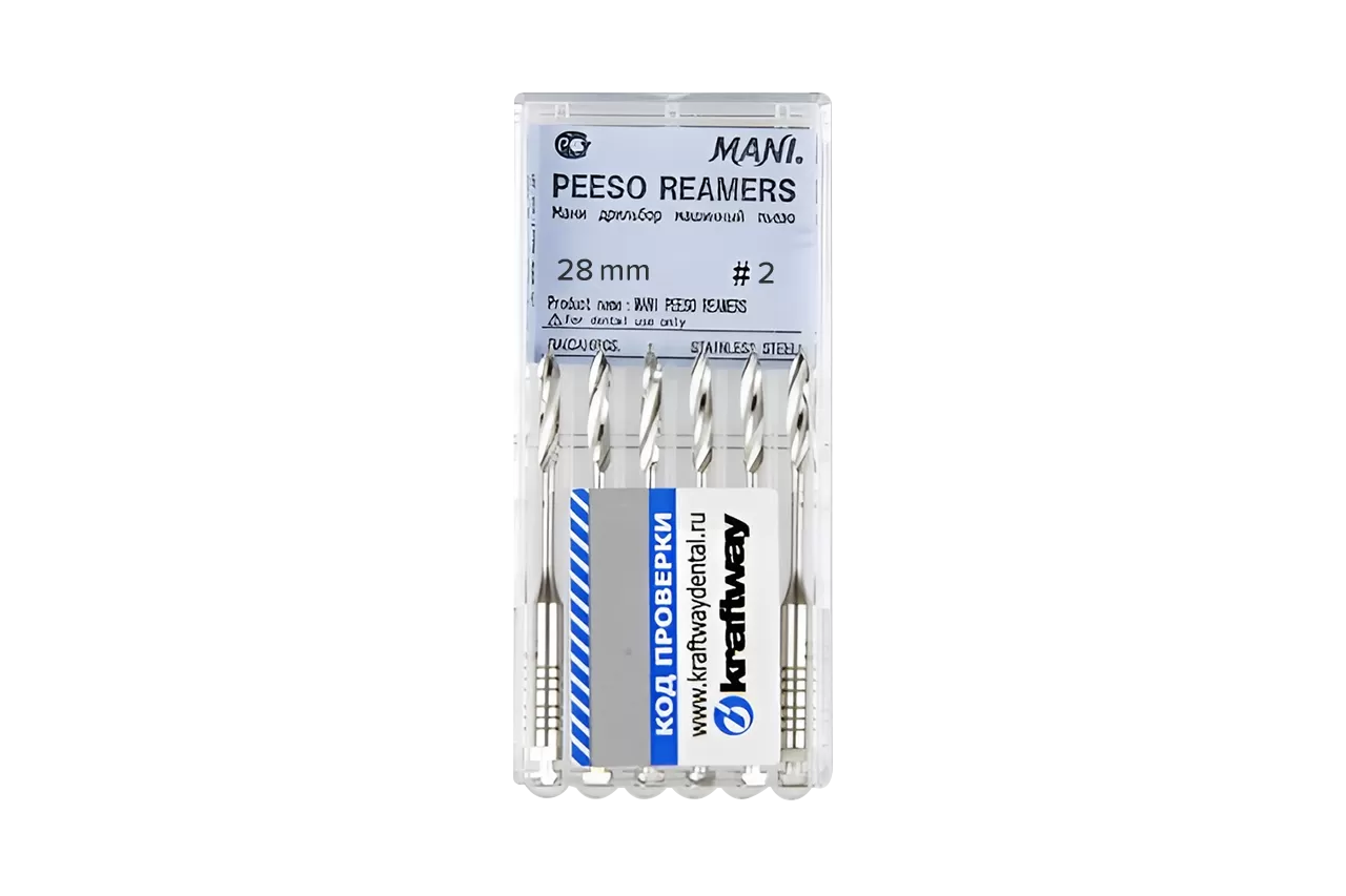 Peeso Reamers Mani N2 L28 машинные (6 шт.)
