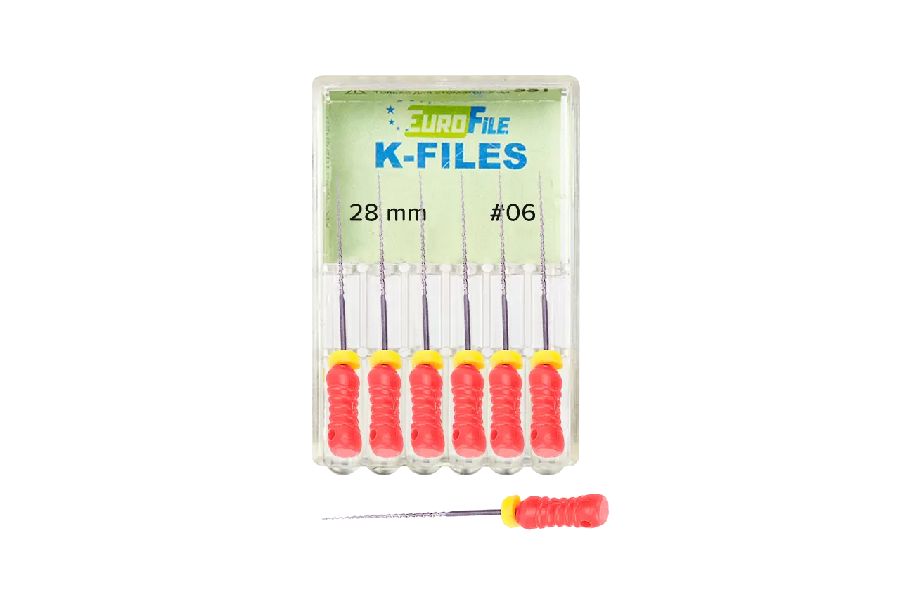 K-Files Еврофайл N6 L28 ручные (6 шт.)