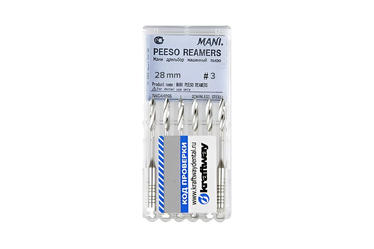 Peeso Reamers Mani N3 L28 машинные (6 шт.)