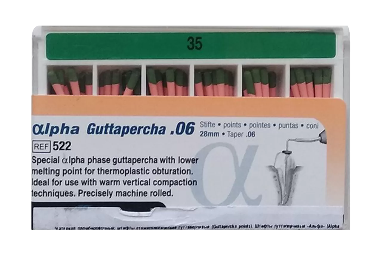 Alpha Гуттаперча .06 N35 (60 шт.)