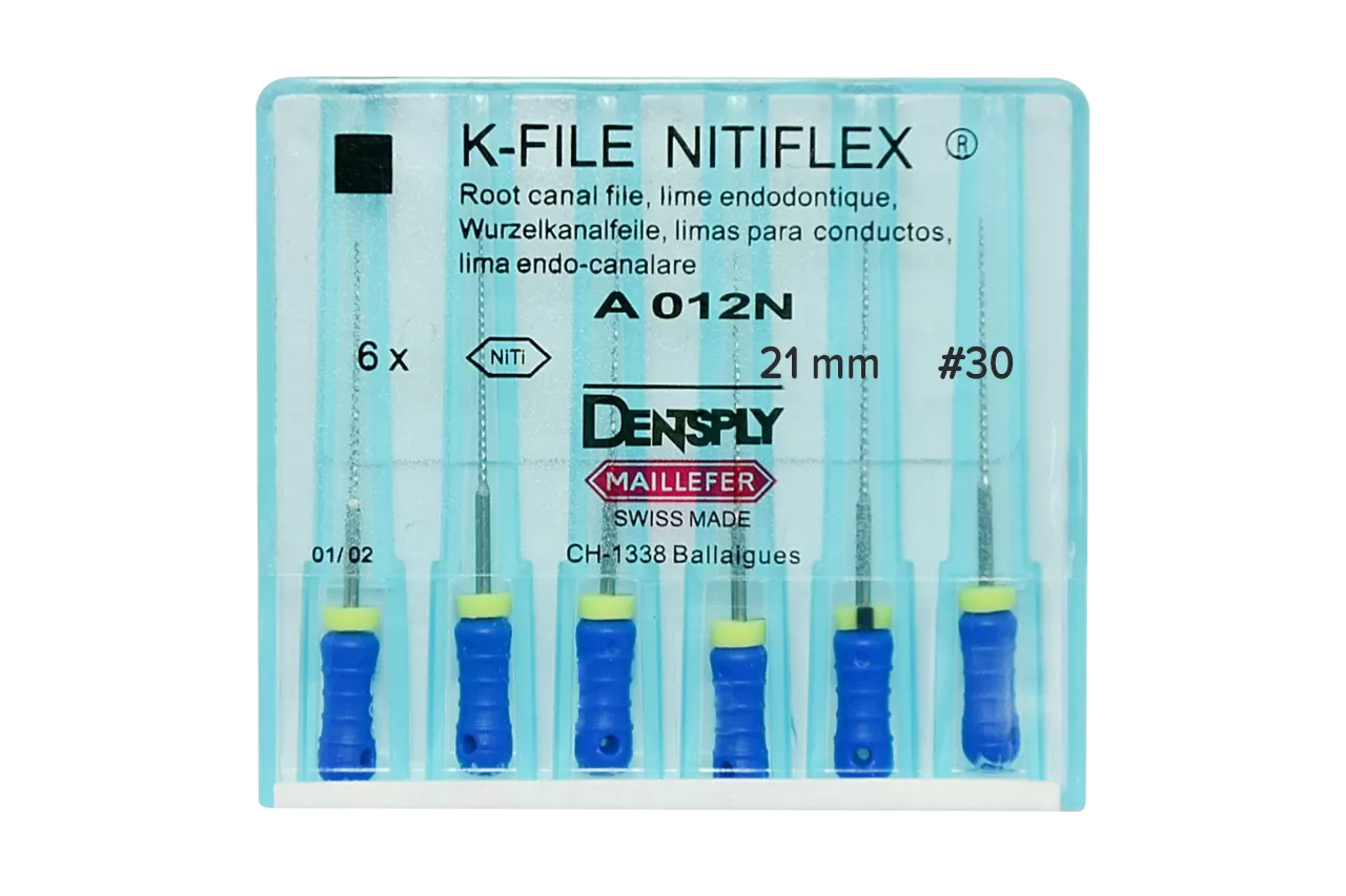 K-File Nitiflex N30 L21 ручные (6 шт.)