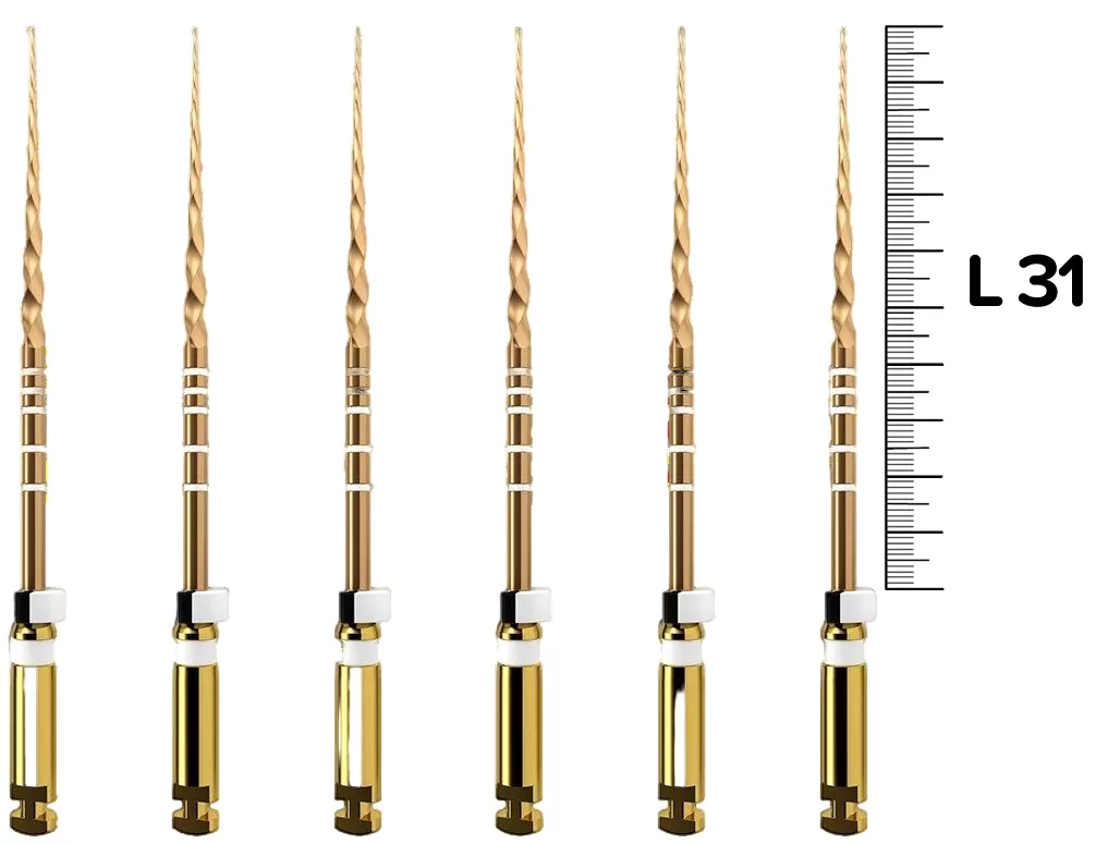 ProTaper Gold S2 31мм ster машинные (6шт), Dentsply