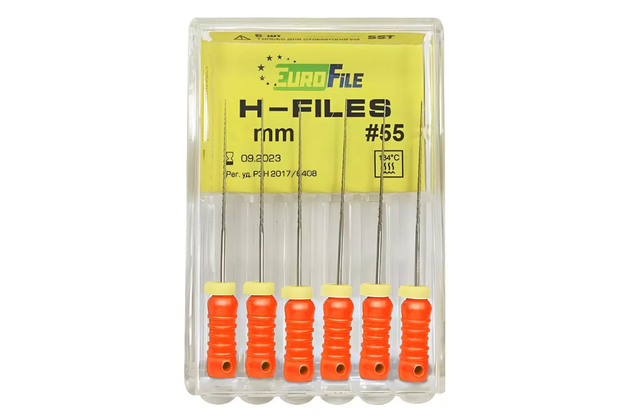 H-Files Еврофайл N55 L31 ручные (6 шт.)