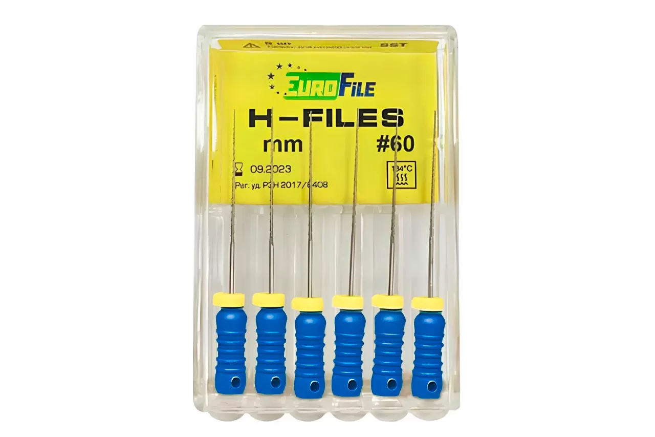 H-Files Еврофайл N60 L28 ручные (6 шт.)