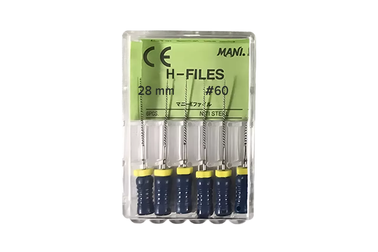 H-Files Mani N60 L28 ручные (6 шт.)