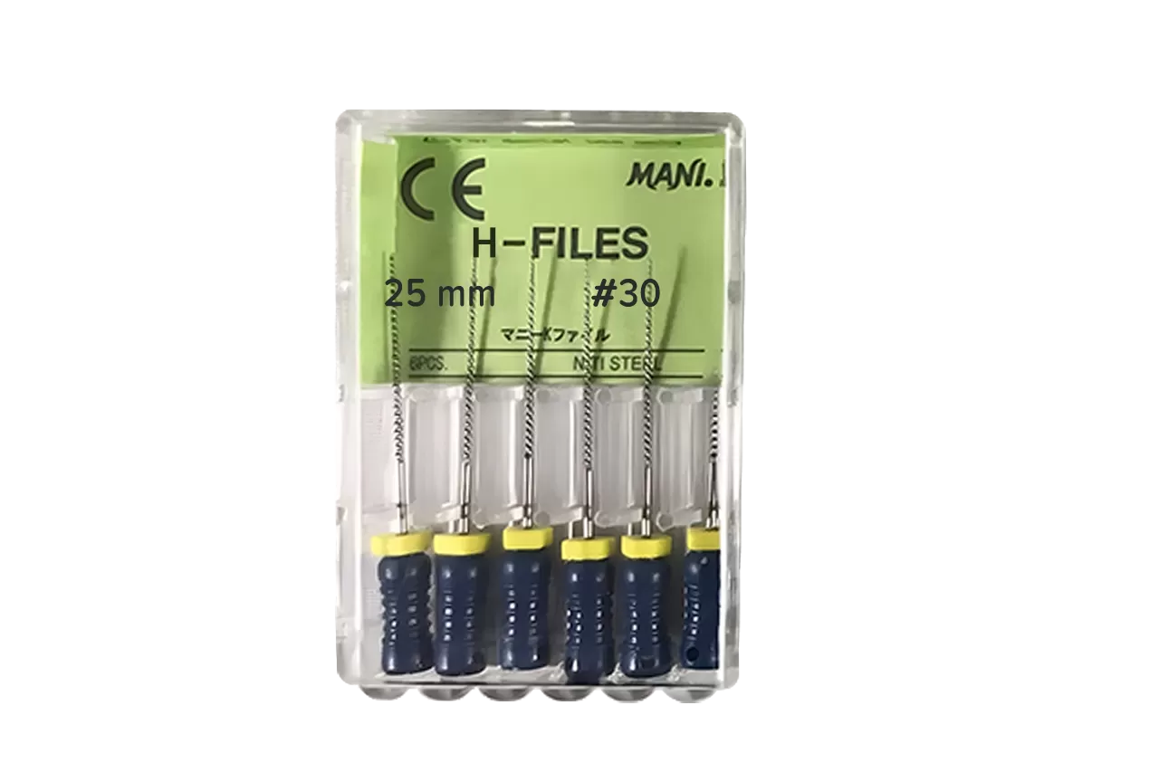 H-Files Mani N30 L25 ручные (6 шт.)