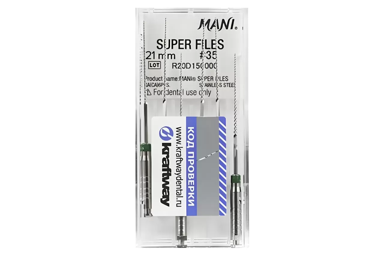 Super Files Mani N35 L21 машинный (6 шт.)