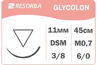 Гликолон PB41502 6/0 USP, 45 см., игла DSM 11, неокр. (1 шт.)