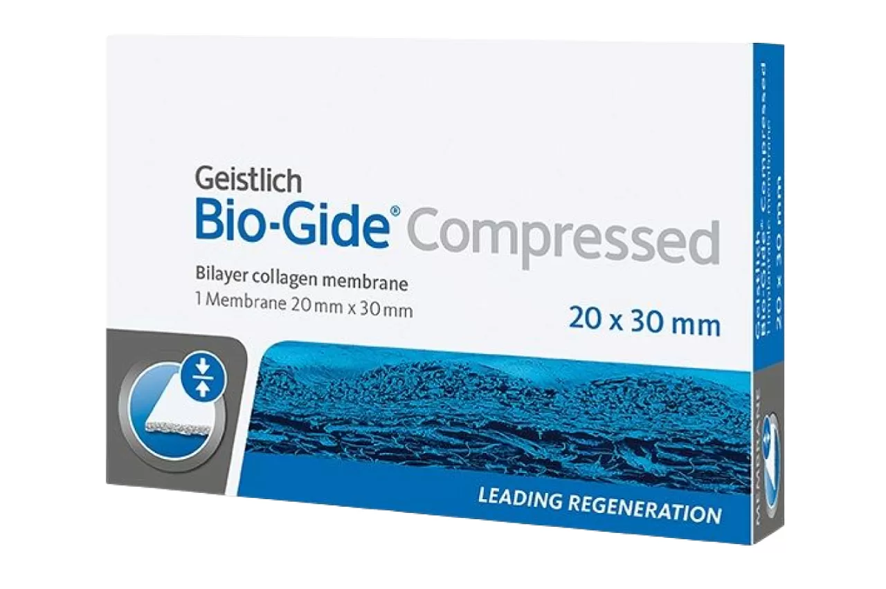 Bio-Gide Compressed 20 х 30 мм двухслойная барьерная мембрана