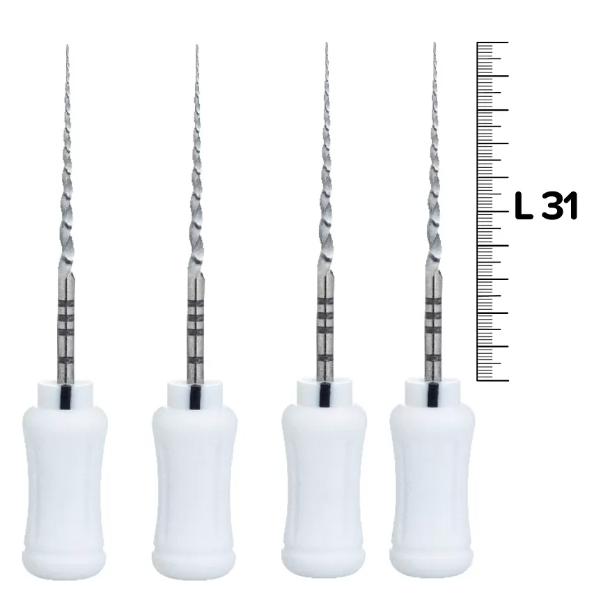 Ручные файлы 31мм S2 (6шт), Еврофайл