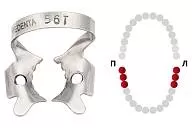 Кламп коффердам для моляров Medenta (№56T)