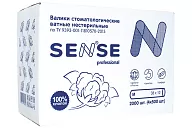 Валики ватные Sense Professional, размер 10x38 мм (2000 шт.) 