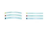 Матрицы Transparent Strips, желтые 73 мм х 6 мм (100 шт.)