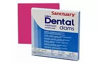 Коффердам Latex Dental Dams, розовый, средний, мята, 152x152 мм (36 шт.)