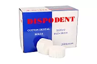 Валики ватные N2, Dispodent (2000шт.)