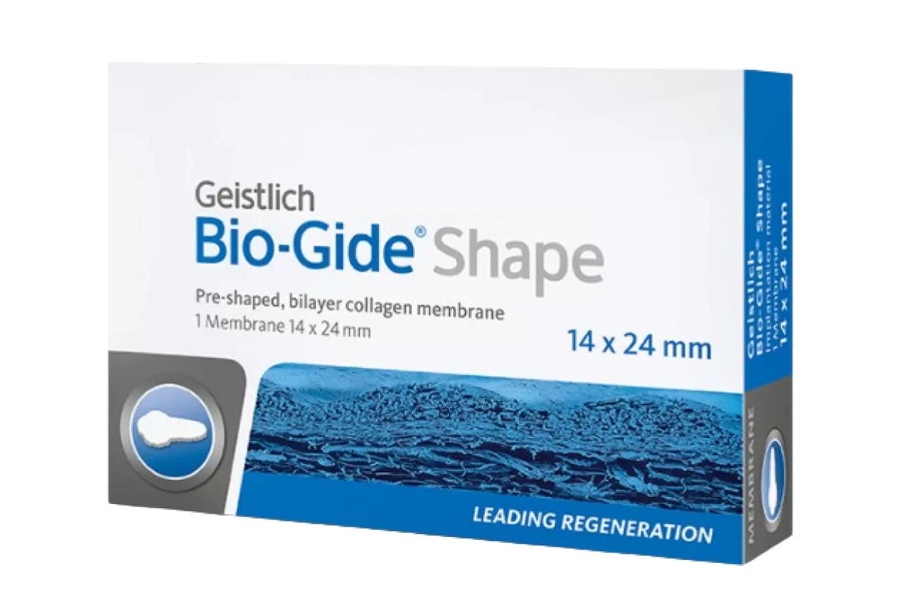 Bio-Gide Shape 14 х 24 мм двухслойная барьерная мембрана