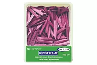 №1.187 Клинья деревянные толстые длинные фиолетовые (100 шт.)