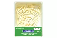 №1.182 Клинья деревянные тонкие, короткие белые (100 шт.)