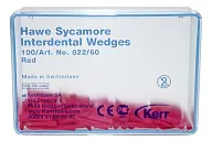 822/60 Клинья Sycamore Interdental деревянные красные (50 шт.)