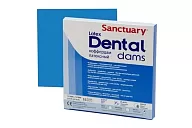 Коффердам Latex Dental Dams, синий, плотный, без запаха, 152x152 мм (36 шт.)