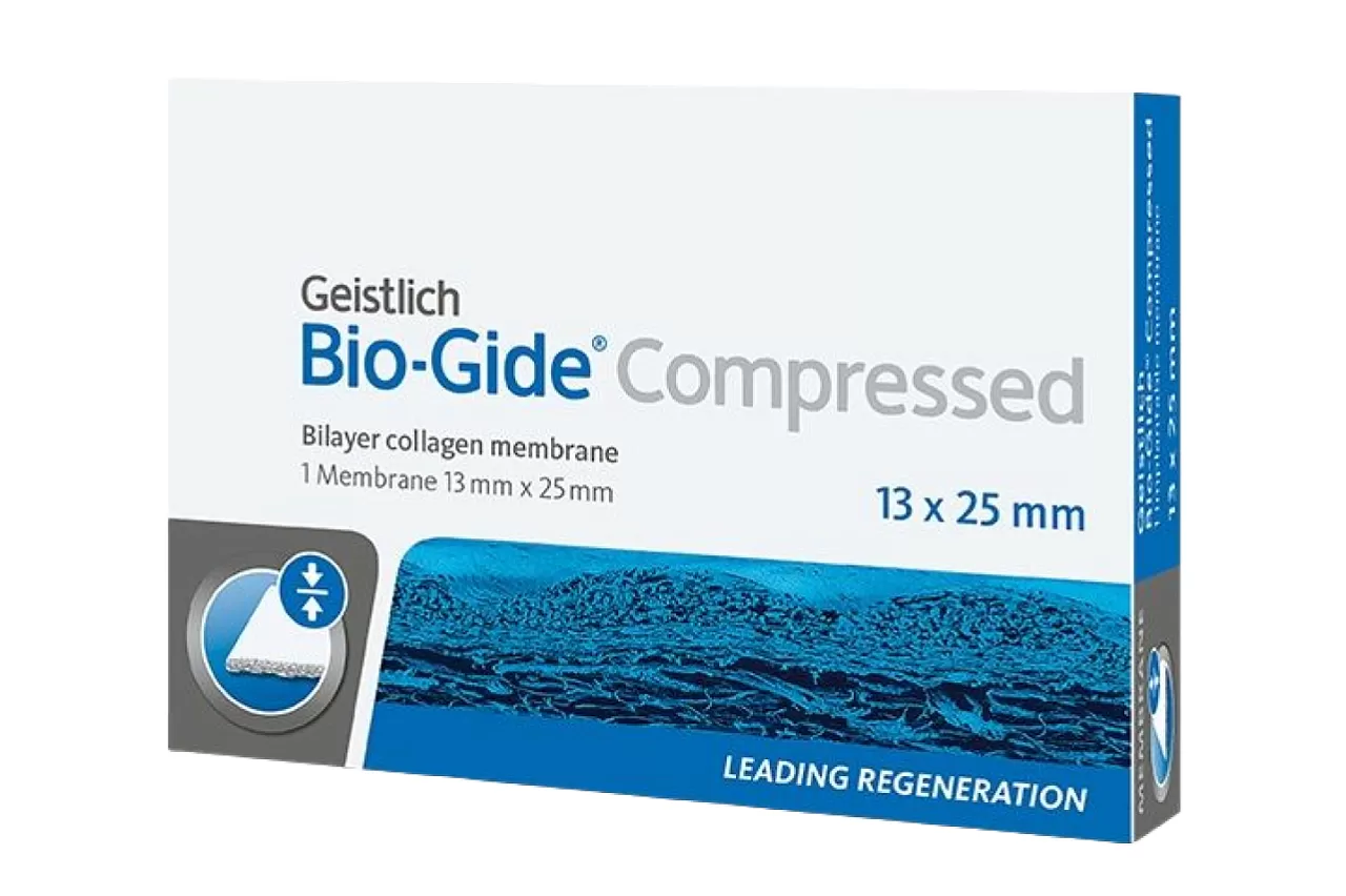 Bio-Gide Compressed 13 x 25 мм двухслойная барьерная мембрана