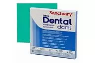 Коффердам Latex Dental Dams, зеленый, тонкий, мята, 152x152 мм (36 шт.)