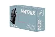 Перчатки нитриловые Black Nitrile (6.5-7) S (100 шт.), Matrix