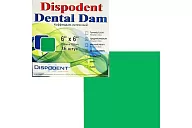 Коффердам латексный Dental Dam (зеленый, тонкий 0,14 мм) 152х152 мм (36 шт.)