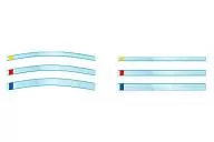 Матрицы Transparent Strips, красные 73 мм х 8 мм (100 шт.)