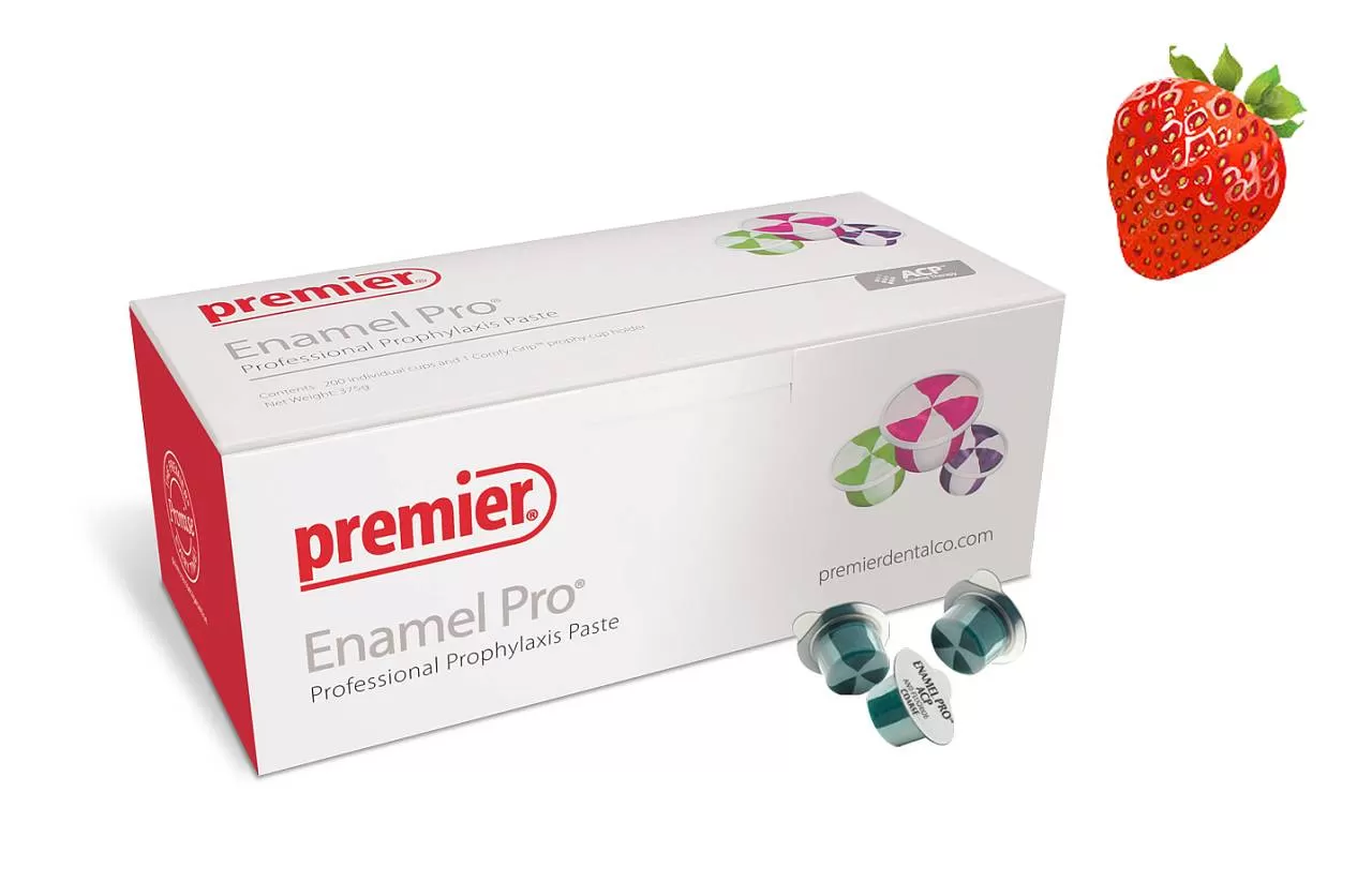 Паста Enamel Pro, крупная зернистость, клубника (200 шт), Premier