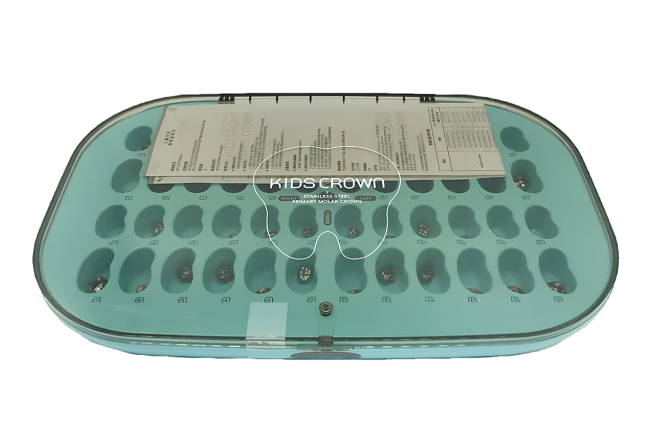 Набор детских коронок Stainless Steel Primary Molar Crown (48 шт.)