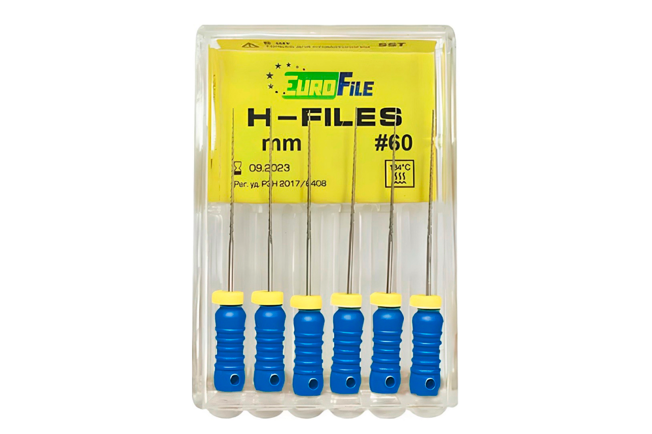 H-Files Еврофайл N60 L28 ручные (6 шт.)